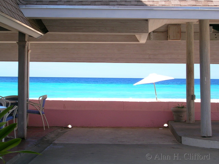 View from the Southern Palms&rsquo; restaurant.