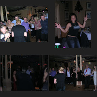 Christmas party at work, December