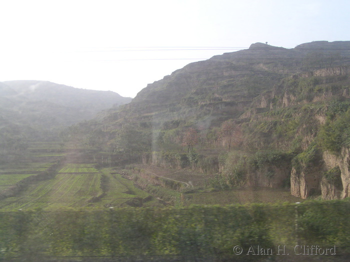 View from the train to Xi&rsquo;an