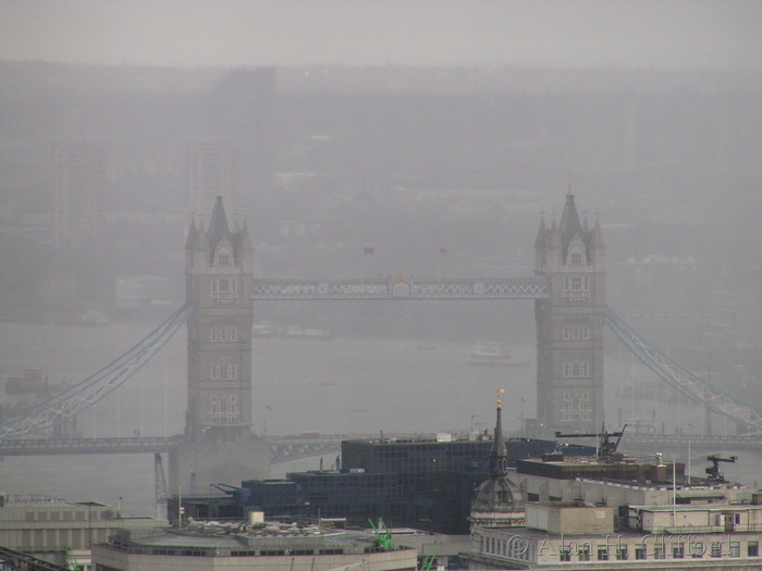 Tower Bridge seen from St. Paul&rsquo;s Cathedral