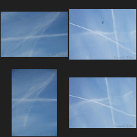 &rsquo;A&rsquo; trails in the sky