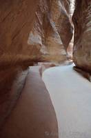 Water channel along the Siq