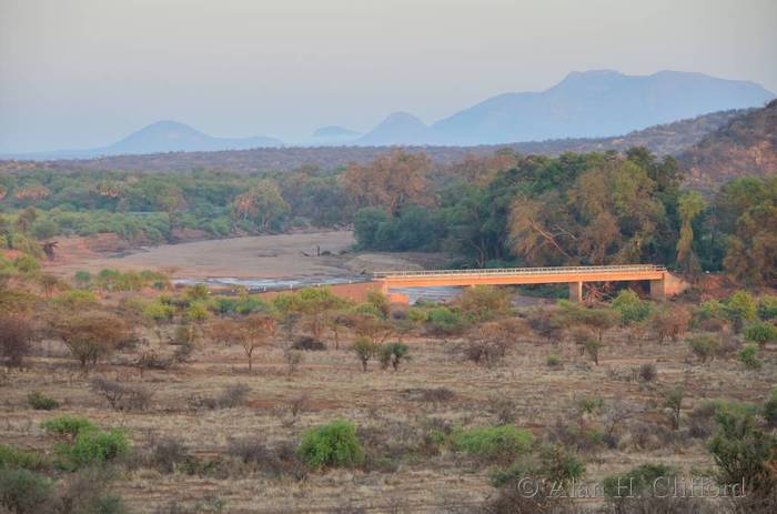 Bridge over the Ewaso Ng&rsquo;iro river