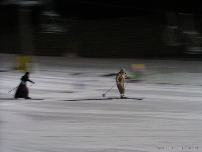 At the ski instructors&rsquo; demo